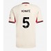Maillot de foot Liverpool Ibrahima Konate #5 Extérieur vêtements 2025-26 Manches Courtes